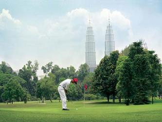 Golfing